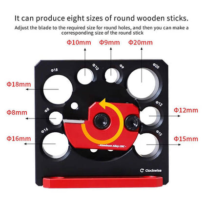 PrimeMart™ Dowel Making Jig - 8 Hole