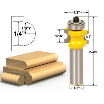 PrimeMart™ Bullnose Router Bits - 1/2" Shank