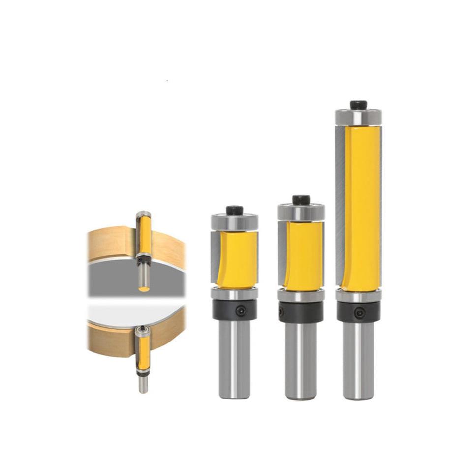 PrimeMart™ Template & Flush Trim Double Bearing Router Bits - 1/2" Shank